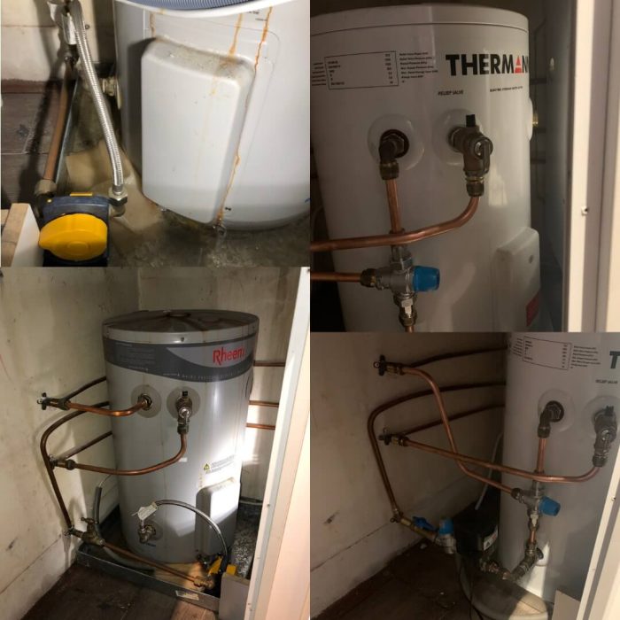 Install Hot water system